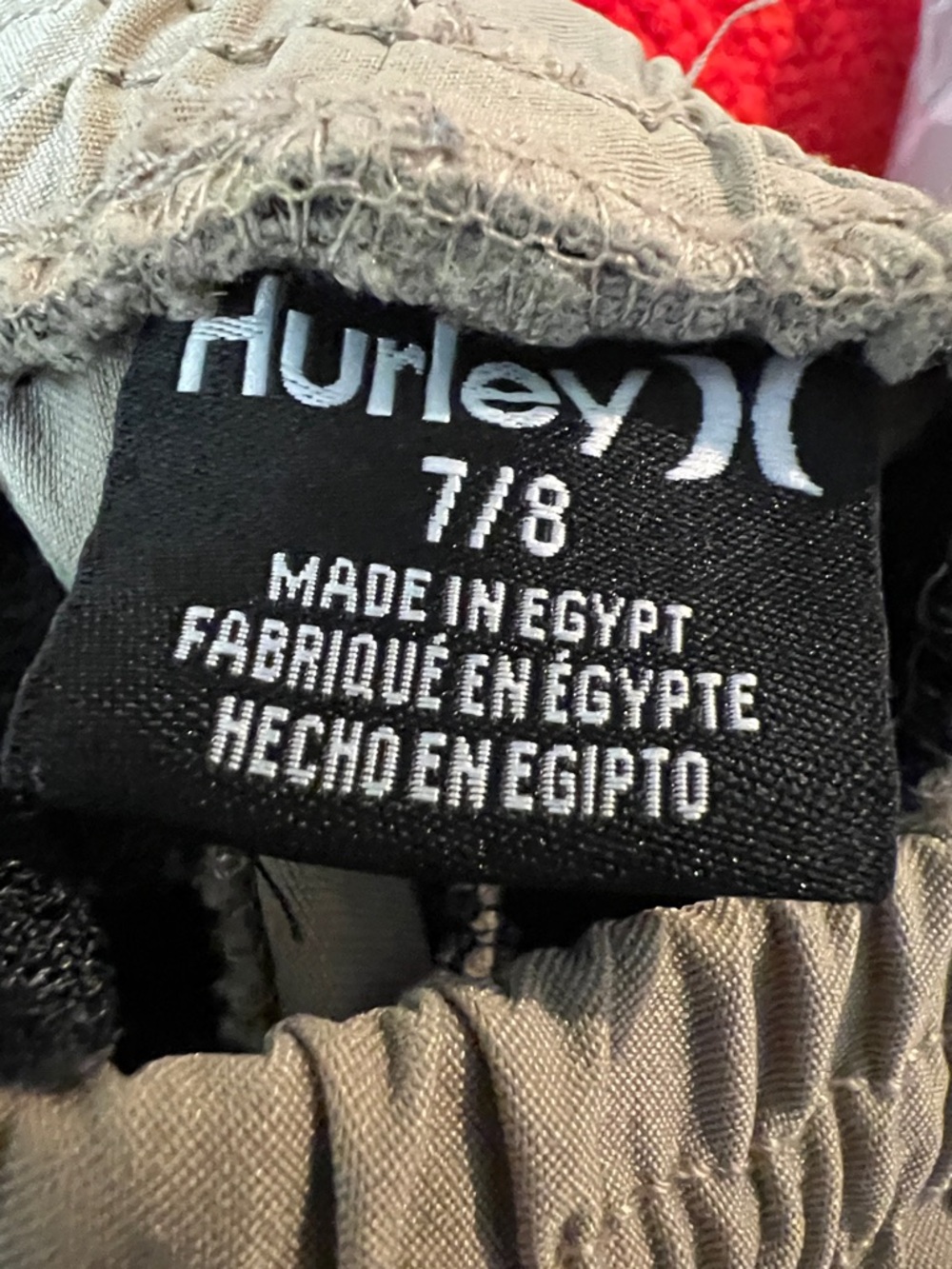 Hurley Logo Tan Joggers - Picture 4 of 6